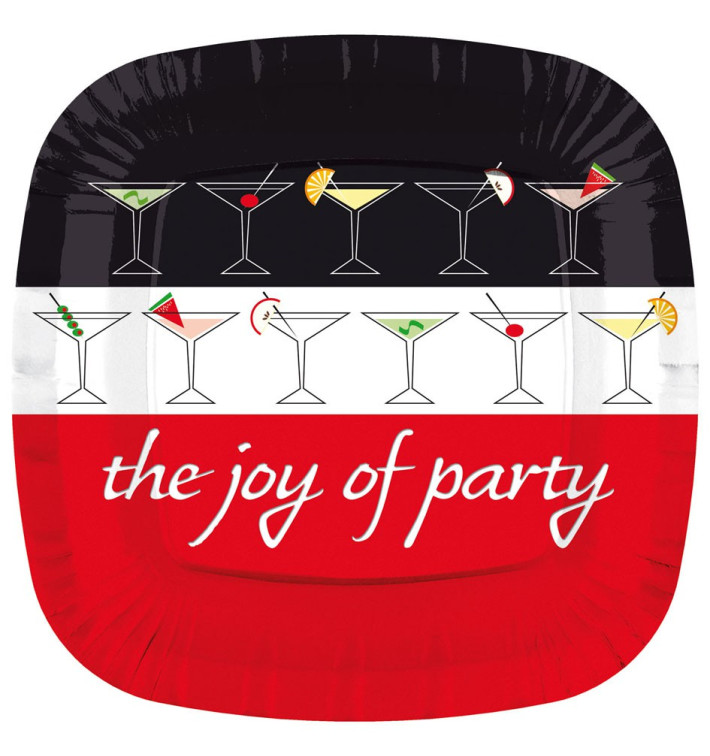 Plastikteller Platz flach ''Joy of Party'' 170mm (200 Stück) Plastikteller Platz flach ''Joy of Party'' 170mm (200 Stück)