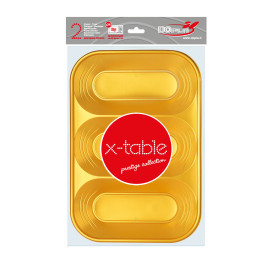 Plastiktablett Gold 3C PP 330x230mm (30 Stück)