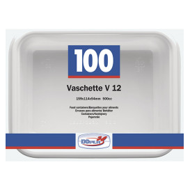 Plastiktablett weiß 330x225mm (100 Stück)
