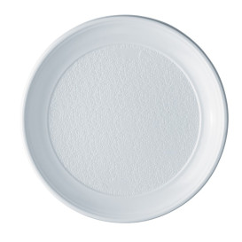 Plastikteller flach weiß PS 250 mm (800 Einh.)