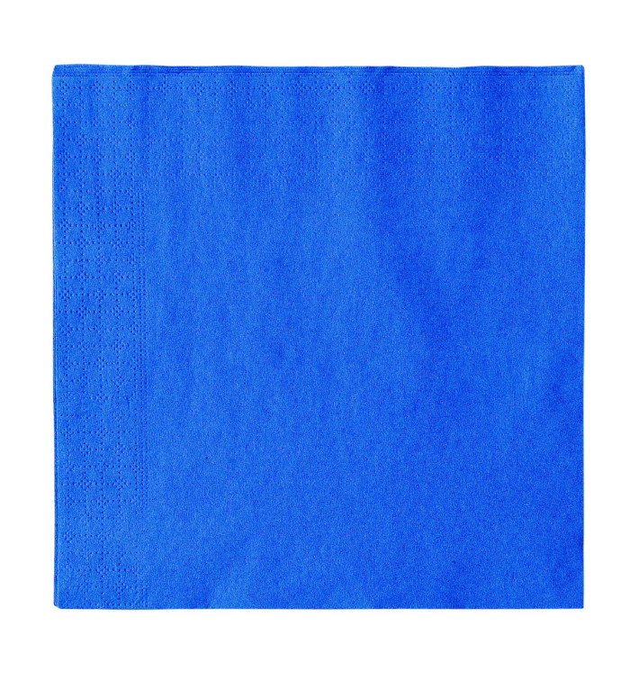 Papierservietten 2-lagig Hellblau 33x33cm (1200 Stück)