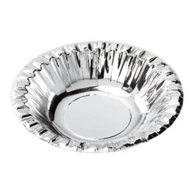 Karton Schüssel Silber (6 Stück)