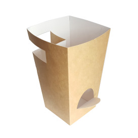 Beutel für Spritzgebäck mit Schokolade Kraft 78x78x179mm (20 Uds)