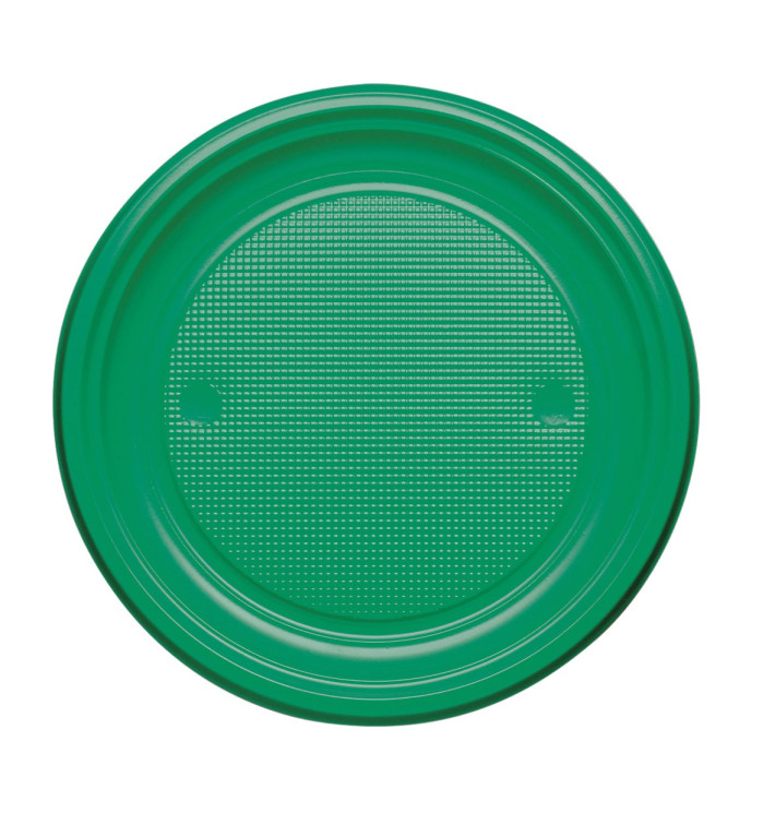 Plastikteller PS Flach Grün Ø220mm (780 Stück) Plastikteller PS Flach Grün Ø220mm (780 Stück)