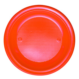 Plastikteller PS Tief Orange Ø220mm (600 Stück)