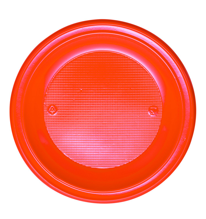 Plastikteller PS Tief Orange Ø220mm (600 Stück) Plastikteller PS Tief Orange Ø220mm (600 Stück)