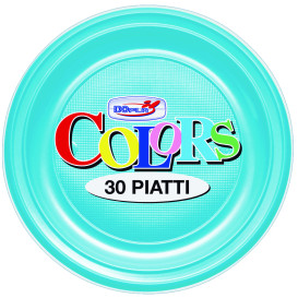 Plastikteller PS Tief Turkis Ø220mm (30 Stück)