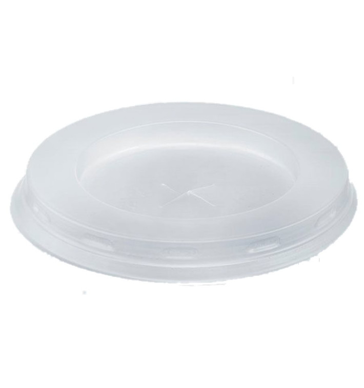 Deckel für plastikbecher PS Weiß 200/250ml (100 Stück) Deckel für plastikbecher PS Weiß 200/250ml (100 Stück)