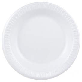 Styroporteller "Quiet Classic" Laminat Weiß Ø260mm (125 Stück)