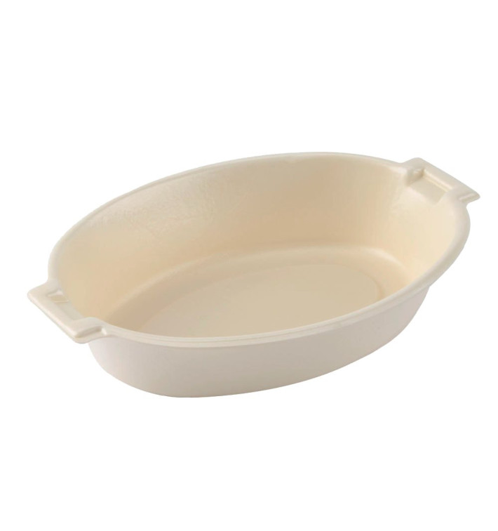 Auflauf Styropor "Quiet Classic" mit Griffen Honig 150x110mm (125 Stück) Auflauf Styropor "Quiet Classic" mit Griffen Honig 150x110mm (125 Stück)