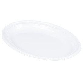 Plastikteller PS "Famous Impact" Weiße Ø280mm (125 Stück)