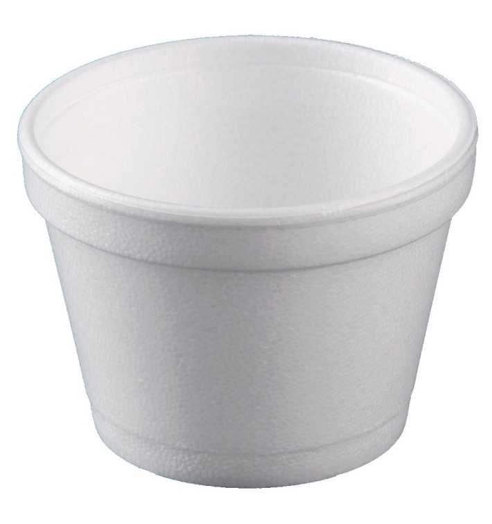 Styroporschale weiß 8OZ/355ml Ø108mm (25 Stück) Styroporschale weiß 8OZ/355ml Ø108mm (25 Stück)