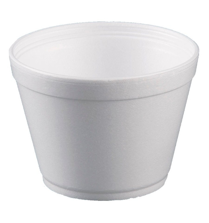 Styroporschale weiß 16OZ/475ml Ø117mm (25 Stück) Styroporschale weiß 16OZ/475ml Ø117mm (25 Stück)