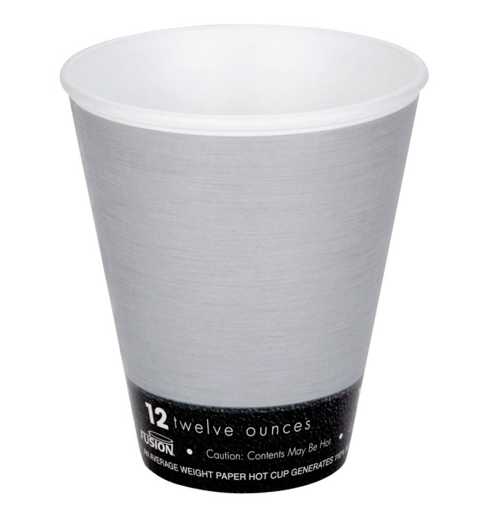 Styroporbecher "Fusion" Grau 12Oz/355ml Ø94mm (1000 Stück) Styroporbecher "Fusion" Grau 12Oz/355ml Ø94mm (1000 Stück)