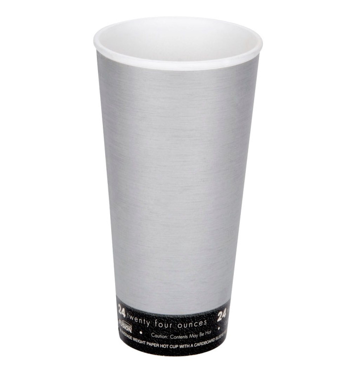 Styroporbecher "Fusion" Grau 24Oz/710ml Ø94mm (20 Stück) Styroporbecher "Fusion" Grau 24Oz/710ml Ø94mm (20 Stück)