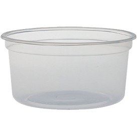 Behälter aus Plastik PP "Deli" Lichtdurchlässig 12Oz/355ml (25 Stück)