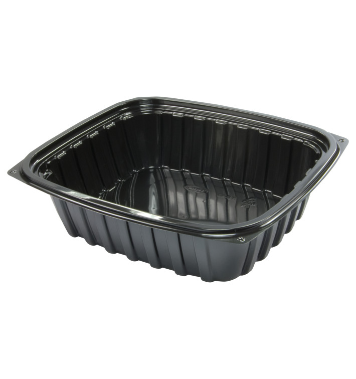 Behälter aus Plastik PS "Clear Pac" Schwarz 237ml (63 Stück) Behälter aus Plastik PS "Clear Pac" Schwarz 237ml (63 Stück)
