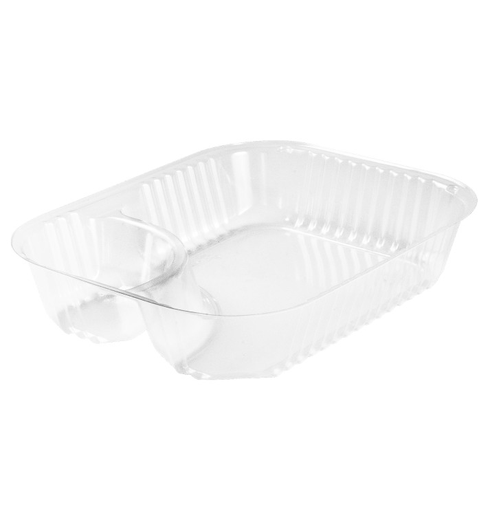 Behälter aus Plastik PS 2-Geteilt Transp. 565ml (125 Stück) Behälter aus Plastik PS 2-Geteilt Transp. 565ml (125 Stück)