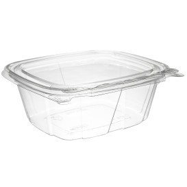 Plastikbehälter PET Unverletzlich Deckel Flach 355ml (200 Stück)