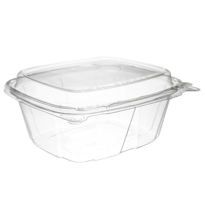 Plastikbehälter PET Unverletzlich Deckel Hoch 355ml (200 Stück) Plastikbehälter PET Unverletzlich Deckel Hoch 355ml (200 Stück)