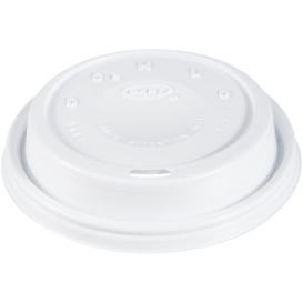 PlastikDeckel PS "Cappuccino" Weiß 24Oz/710 ml (1000 Stück)