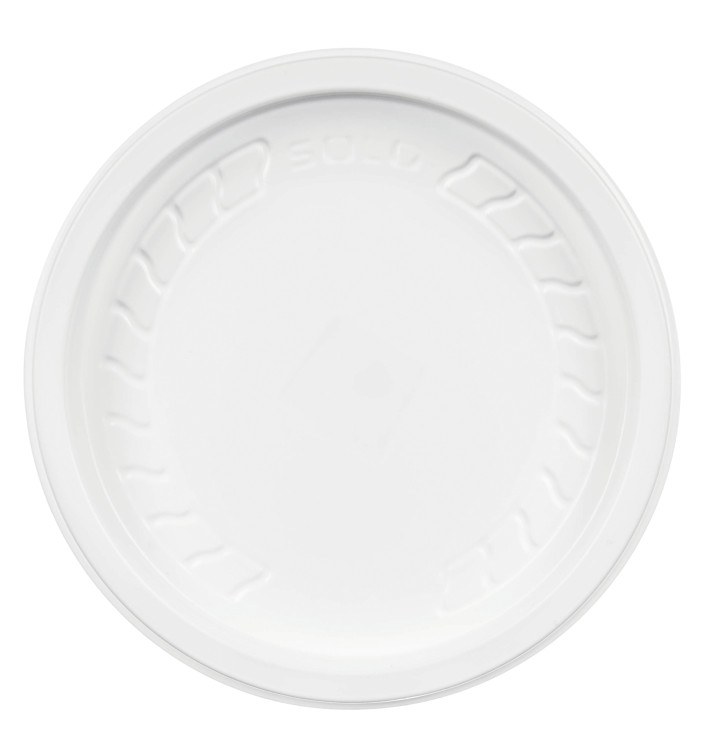 Plastikdeckel PP "Deli" Weiß Ø120mm (500 Stück)