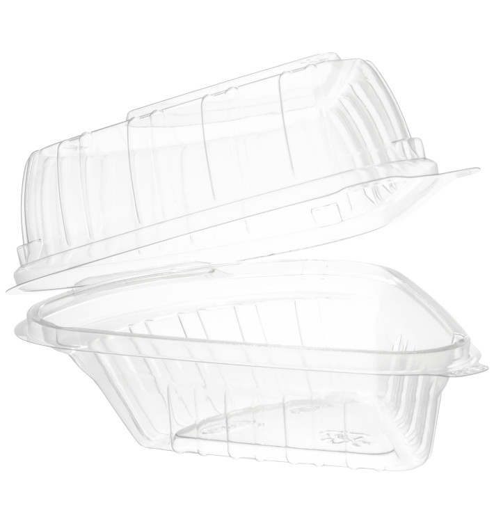 Plastikschale Klappdeckel OPS "Clear Seal" Stück Kuchen 169ml (125 Stück) Plastikschale Klappdeckel OPS "Clear Seal" Stück Kuchen 169ml (125 Stück)