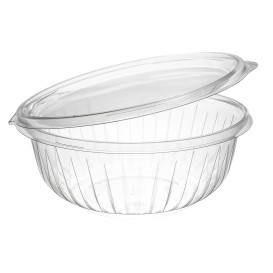Plastikschale PET "Presenta" Deckel Flach Transp. 950ml Ø183mm (150 Stück)