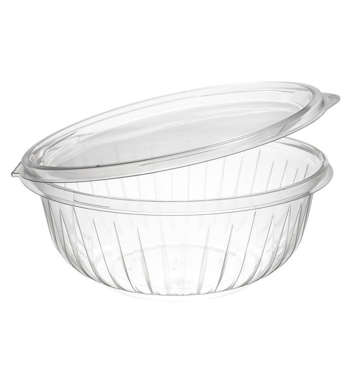 Plastikschale PET "Presenta" Deckel Flach Transp. 950ml Ø183mm (150 Stück) Plastikschale PET "Presenta" Deckel Flach Transp. 950ml Ø183mm (150 Stück)