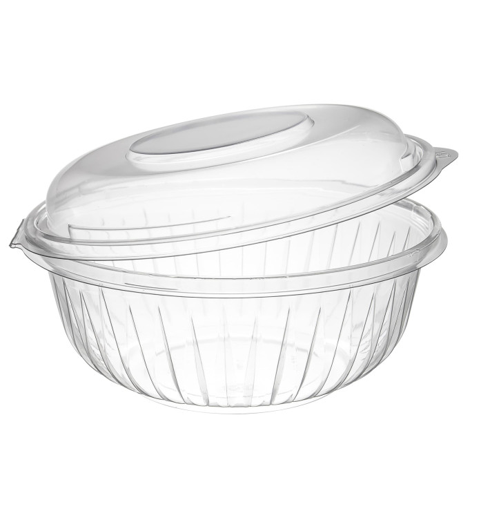 Plastikschale PET "Presenta" Deckel Hoch Transp. 950ml Ø183mm (150 Stück) Plastikschale PET "Presenta" Deckel Hoch Transp. 950ml Ø183mm (150 Stück)