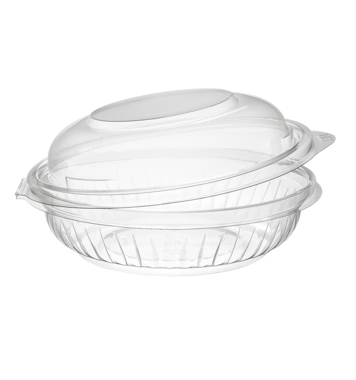 Plastikschale PET "Presenta" Deckel Hoch Transp. 240ml Ø150mm (75 Stück) Plastikschale PET "Presenta" Deckel Hoch Transp. 240ml Ø150mm (75 Stück)