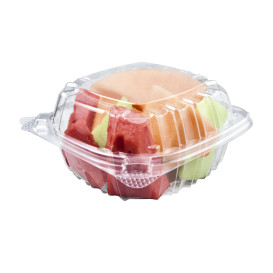 Plastikschale Klappdeckel OPS "Clear Seal" Für Baguette 167ml (500 Stück)