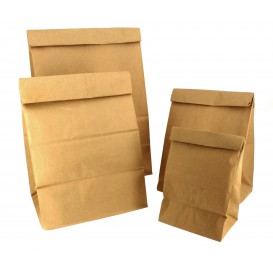 Papiertüten ohne Henkel Kraft braun 22+12x30cm (1000 Stück)