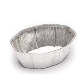 Aluschalen oval für Hähnchen 2.400ml (125 Stück)