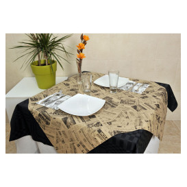 Papiertischdecke 1x1m "Kraft Presse" 37g (400 Stück)