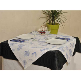 Papiertischdecke 1x1m "Meeresfrüchte" 37g (400 Stück)