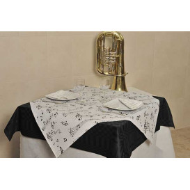 Papiertischdecke 1x1m "Musical" 37g (400 Stück)
