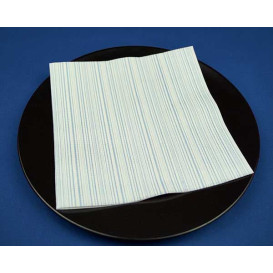 Servietten Airlaid "Basic" Türkis 40x40cm (50 Einh.)