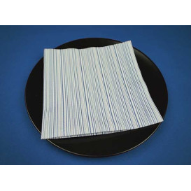 Servietten Airlaid Basic" Blau 40x40cm (600 Einh.)