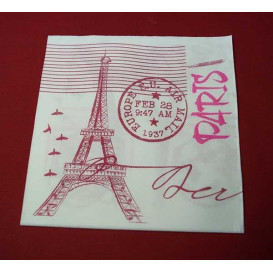 Papierservietten "Paris" 2-lagig 40x40cm (50 Stück)