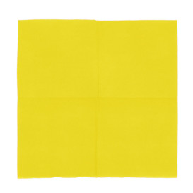 Papierservietten "Cocktail" gelb 20x20cm (100 Stück)