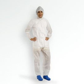 Schutzanzug PP mit Kapuze Grösse XL (1 Stück)