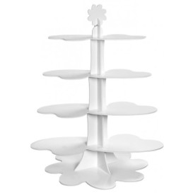 Fingerfood Geschirr Display "Cloud" 75cm (5 Stück)