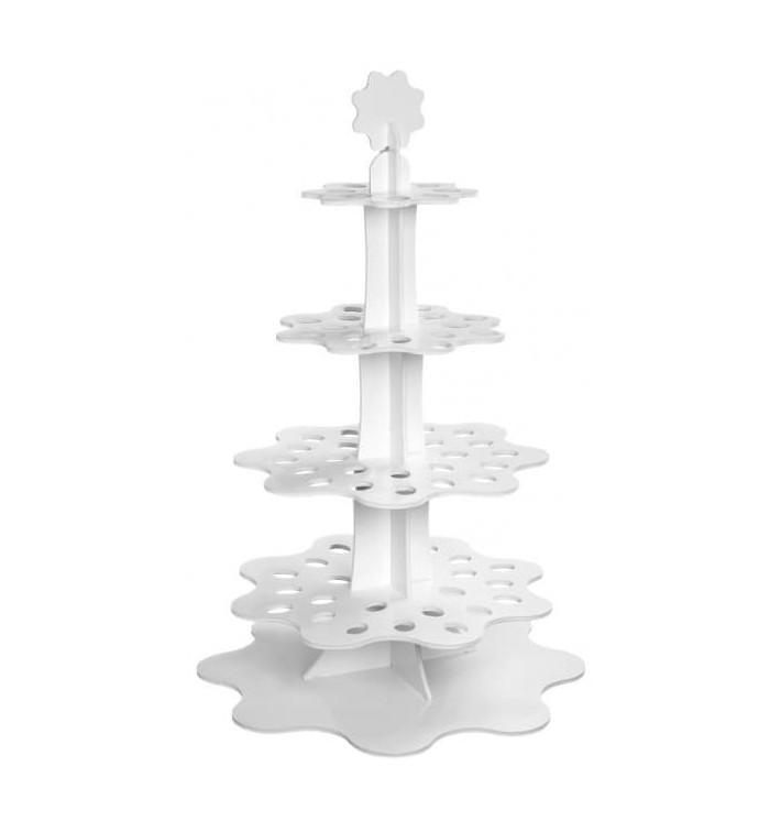 Fingerfood Geschirr Display "Flower" 75cm (5 Stück) Fingerfood Geschirr Display "Flower" 75cm (5 Stück)
