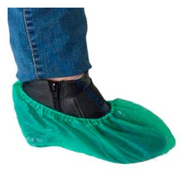Überschuhe Polyetylen CPE 40My Grün (100 Stück)