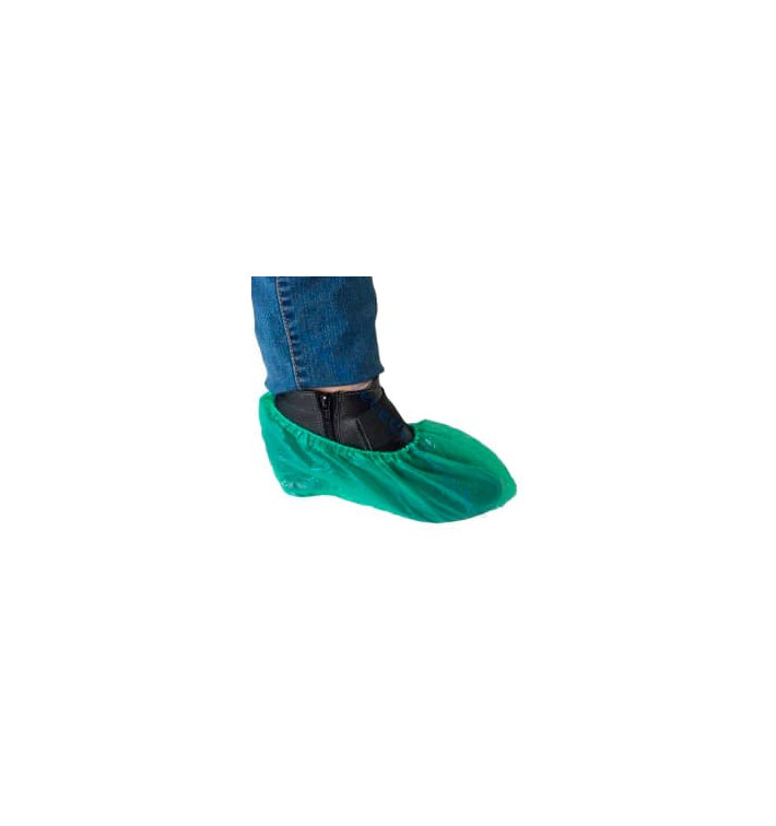 Überschuhe Polyetylen CPE 40My Grün (100 Stück) Überschuhe Polyetylen CPE 40My Grün (100 Stück)