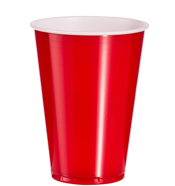 Plastikbecher Rot 10 Oz/300ml (1.000 Stück) Plastikbecher Rot 10 Oz/300ml (1.000 Stück)