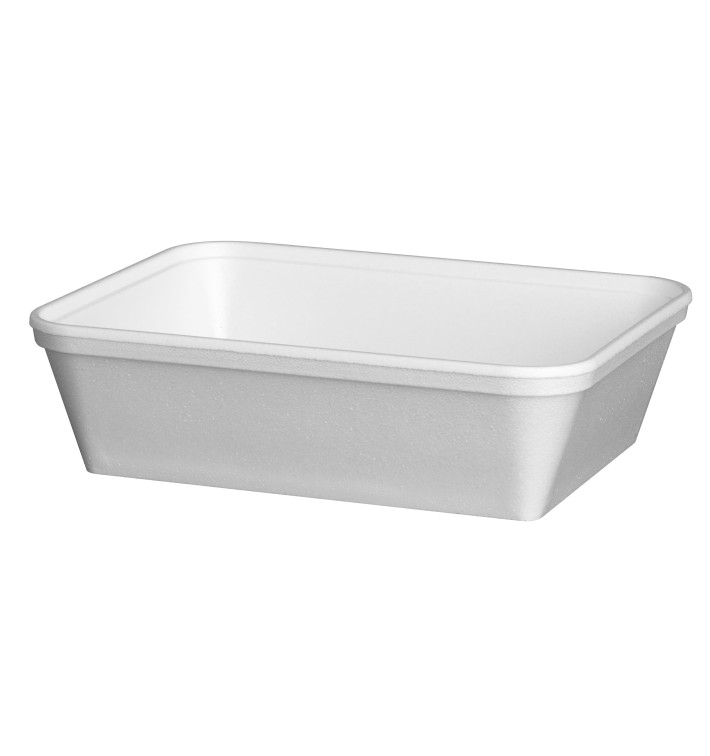 Styroporschale weiß 740ml (25 Stück) Styroporschale weiß 740ml (25 Stück)