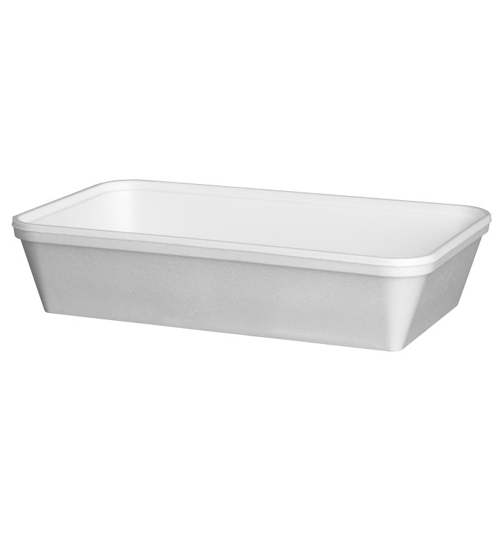 Styroporschale weiß 970ml (200 Stück) Styroporschale weiß 970ml (200 Stück)