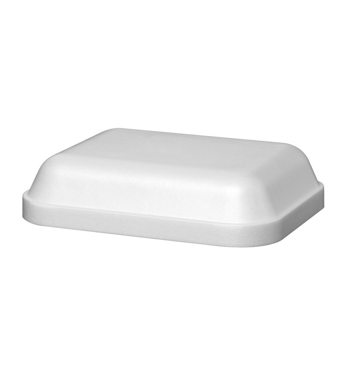 Deckel für Styroporschale weiß 430ml (25 Stück) Deckel für Styroporschale weiß 430ml (25 Stück)